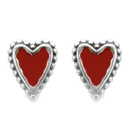 Heart Earrings - 925 Silver