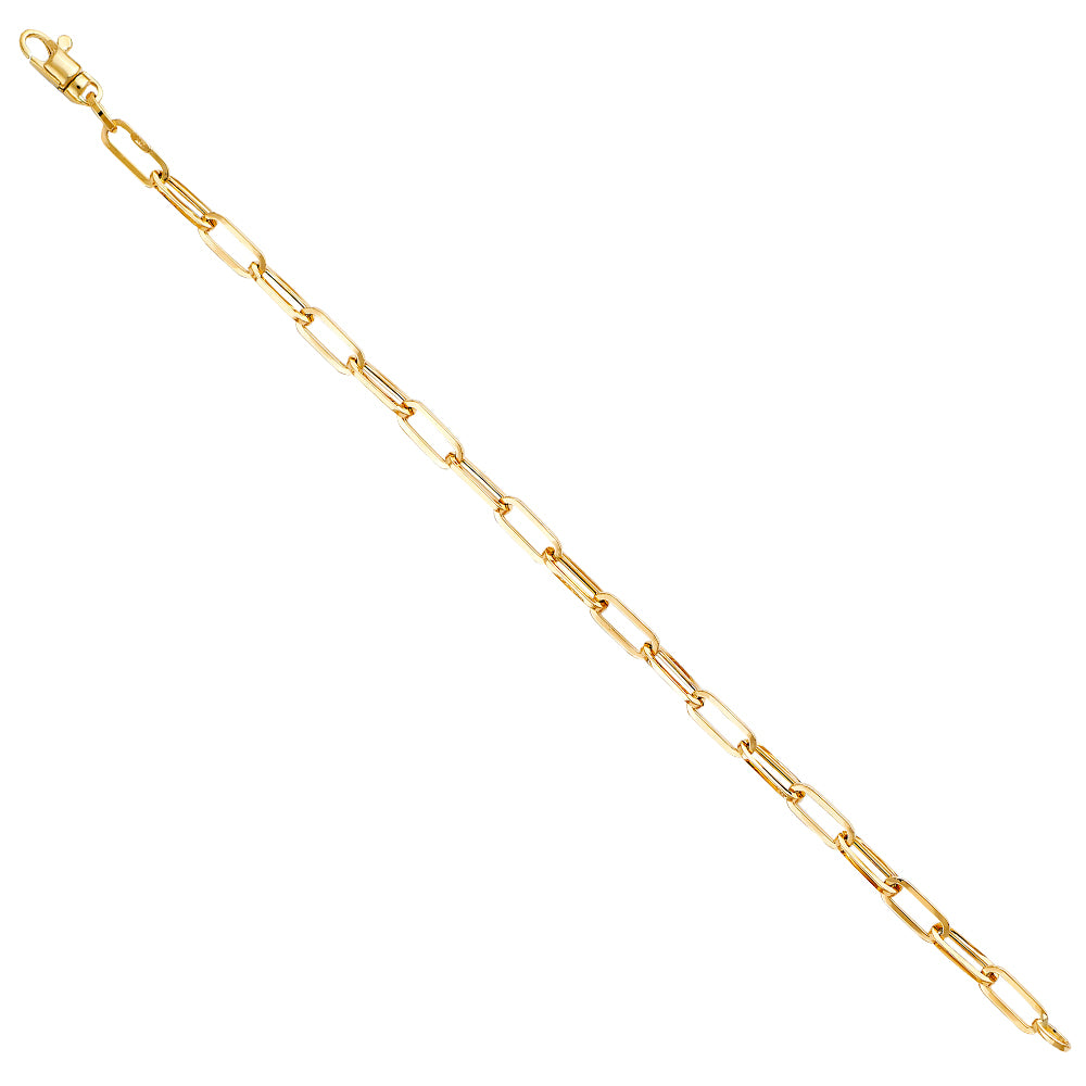 14K Paperclip Bracelet