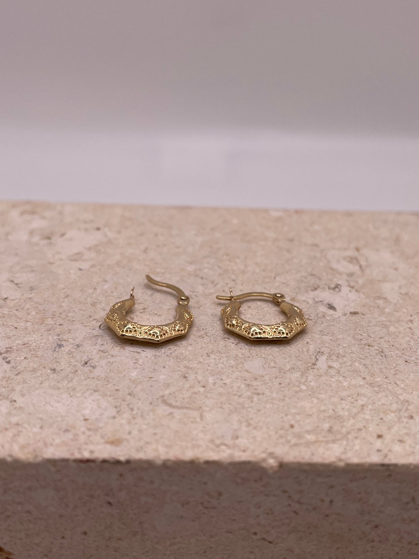 14k gold sammie earrings (827)
