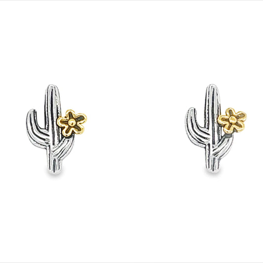 Cactus Earrings - 925 Silver