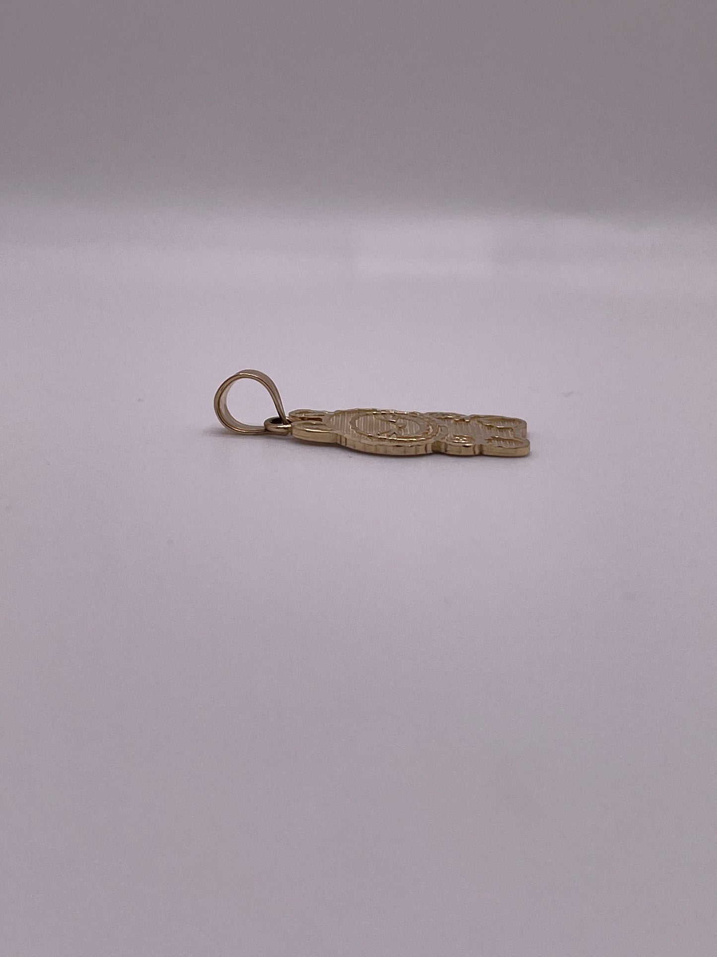 14K Gold Labubu Pendant