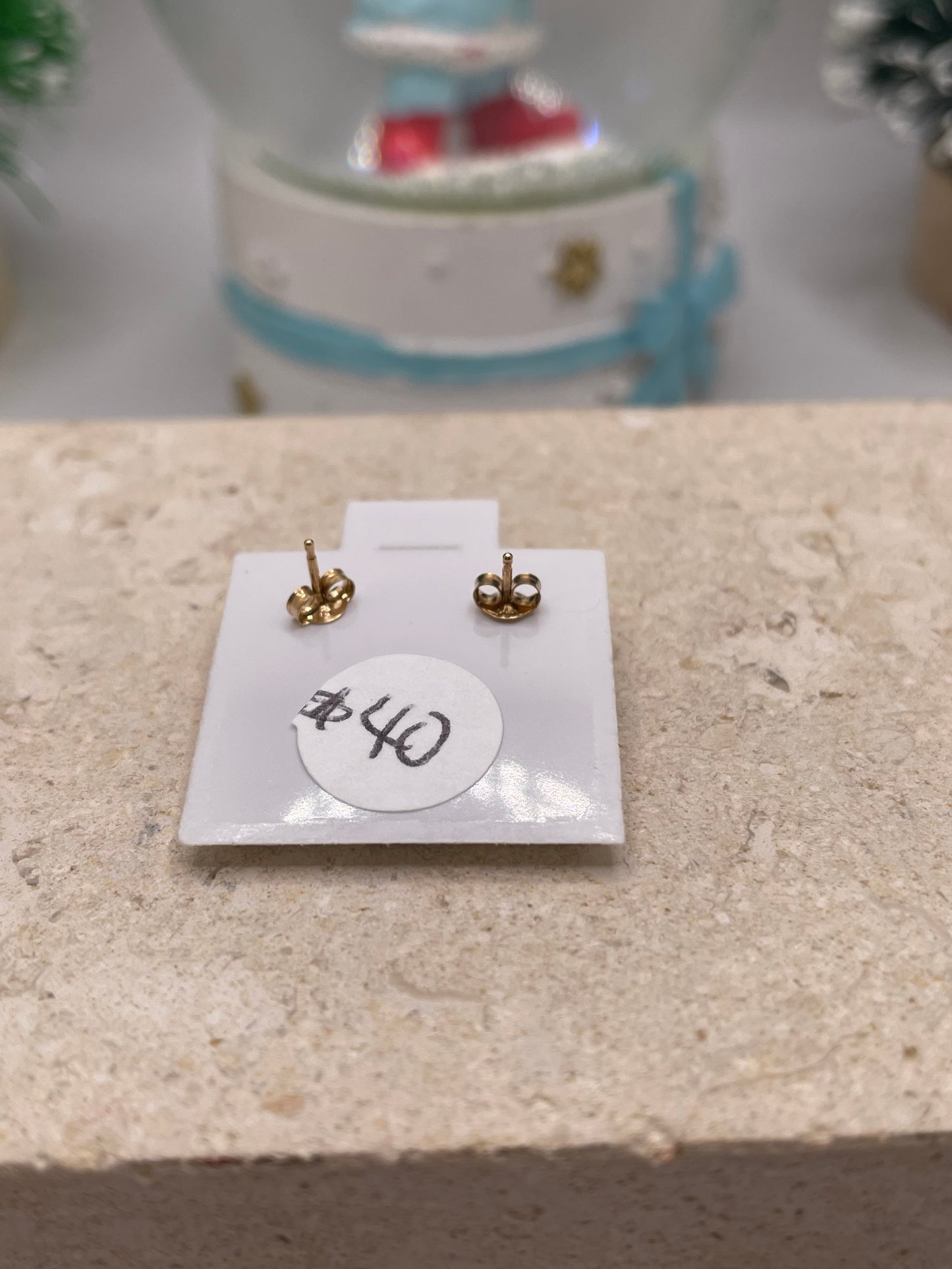 14k gold dormilona earrings