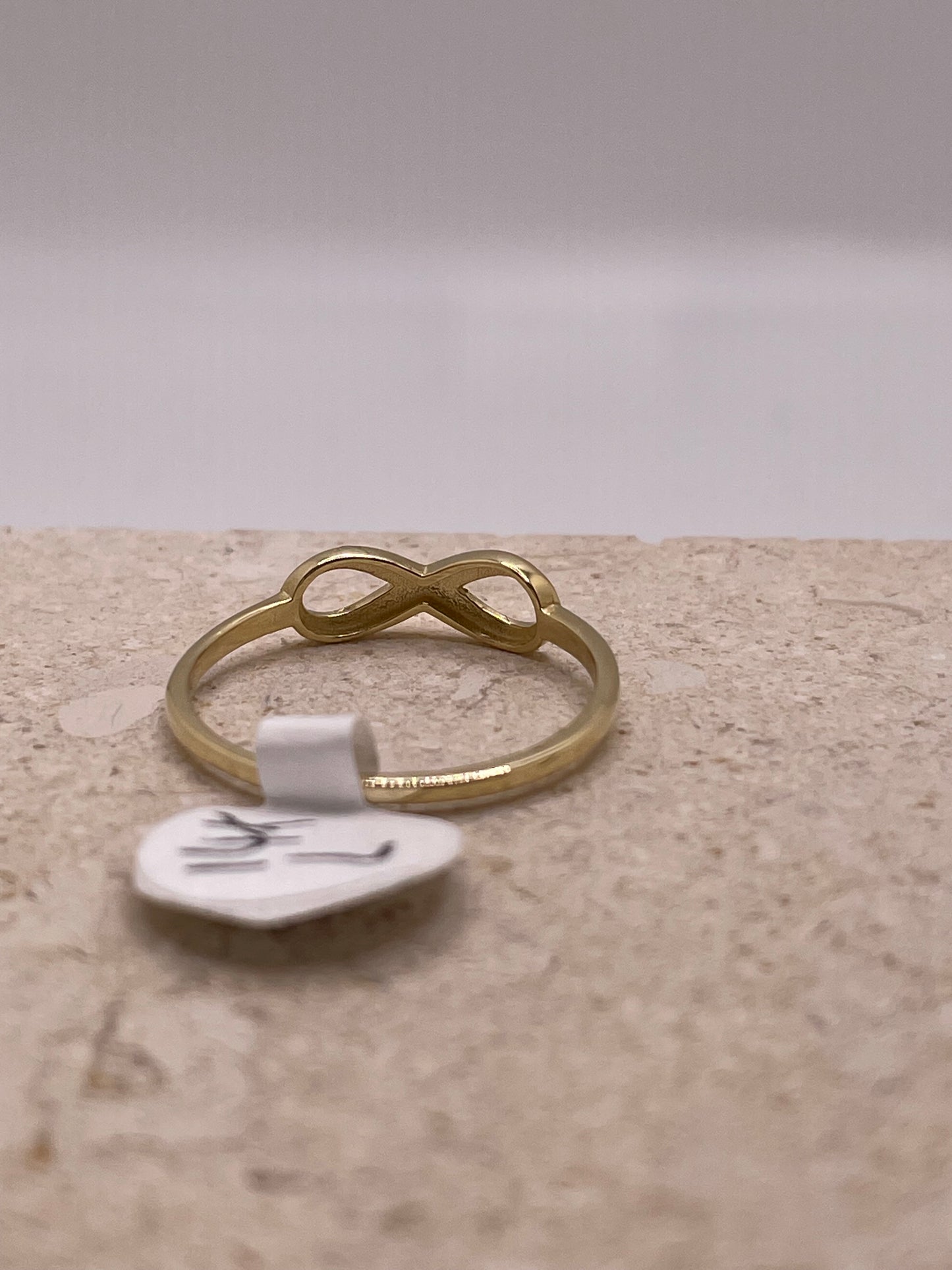 14k gold infinity ring (3064)