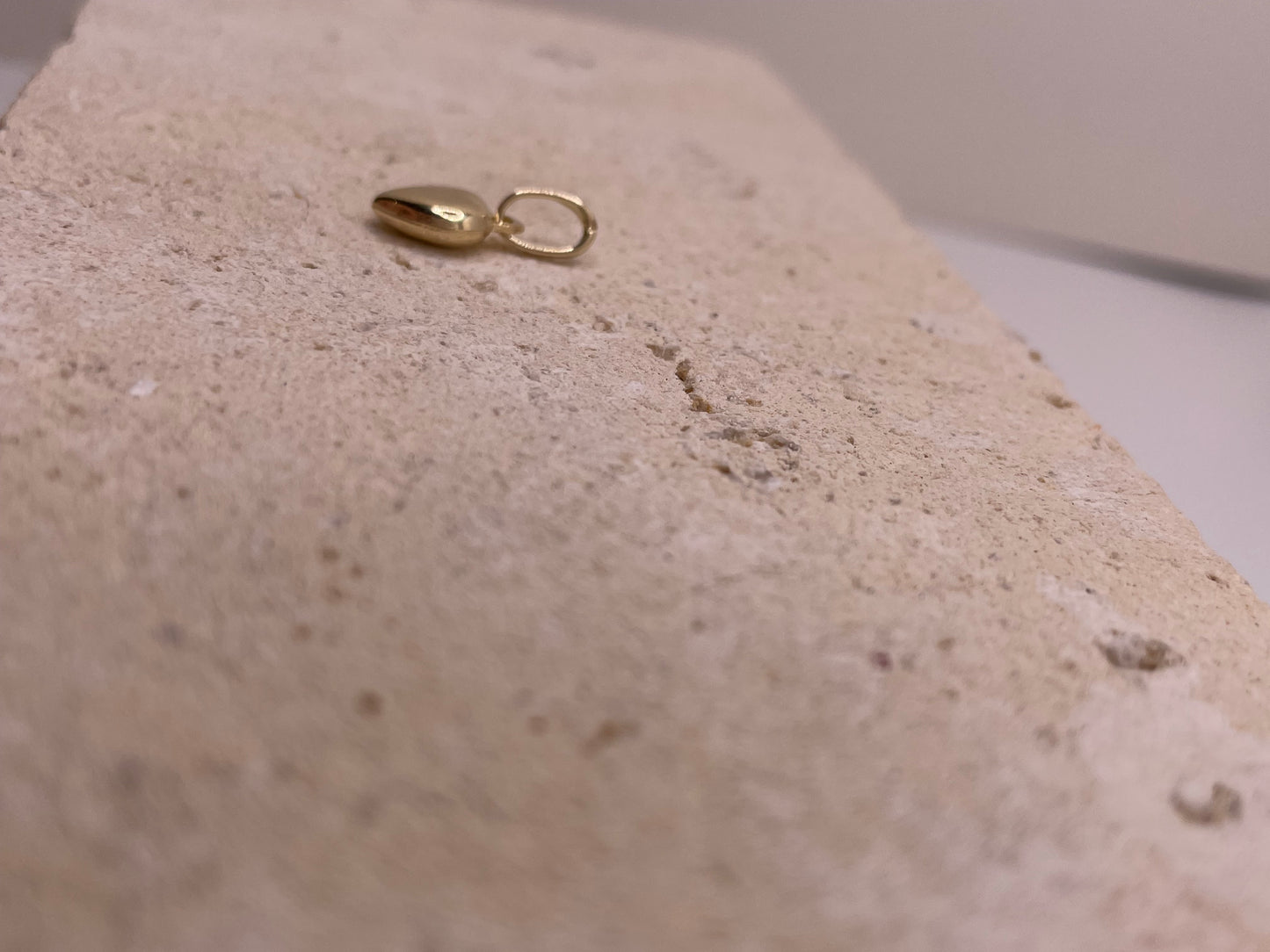 14k 3d heart pendant (0446)