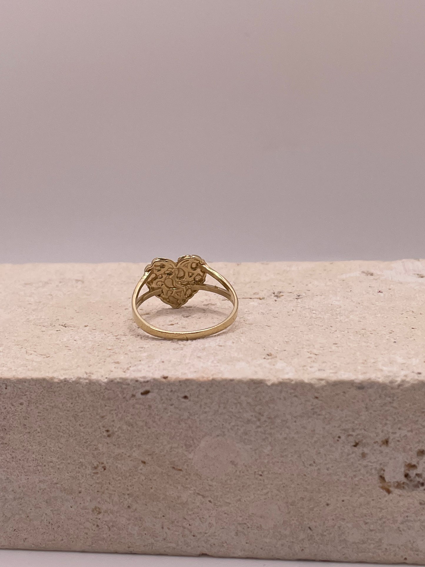 14k gold his & hers matching nugget ring set