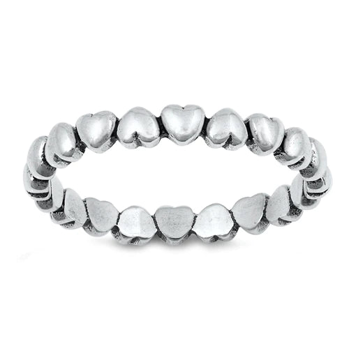 Mini Heart Ring - 925 Silver