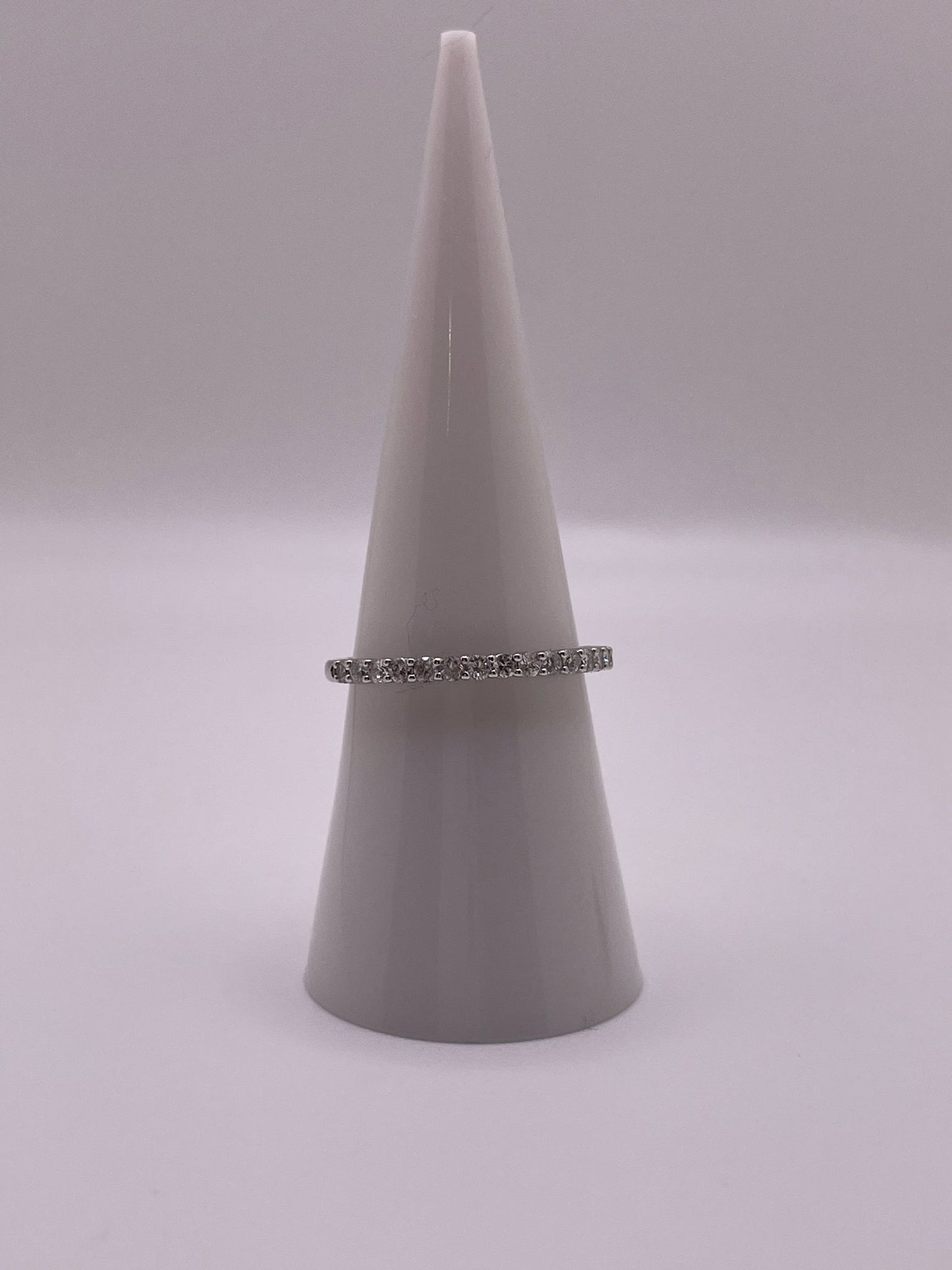 14K White Gold Stella Diamond Band – 0.40 CTW