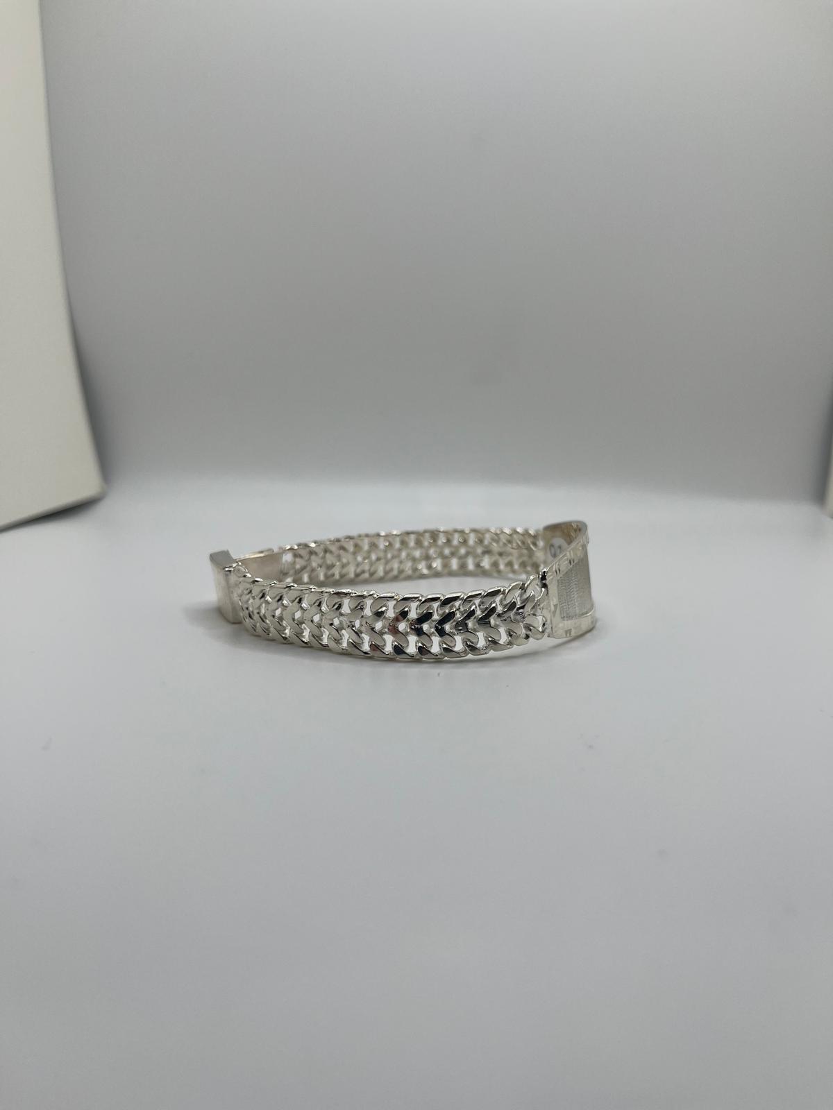 Men's Engravable ID Bracelet - 925 silver