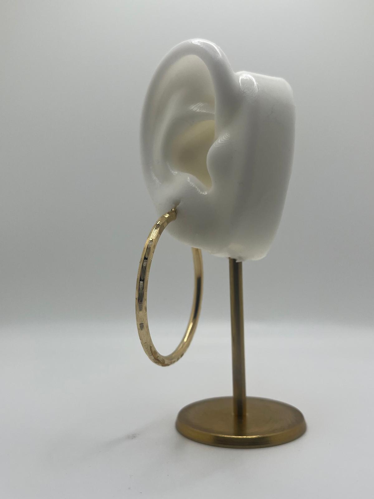 14K Gold Main Character Hoops