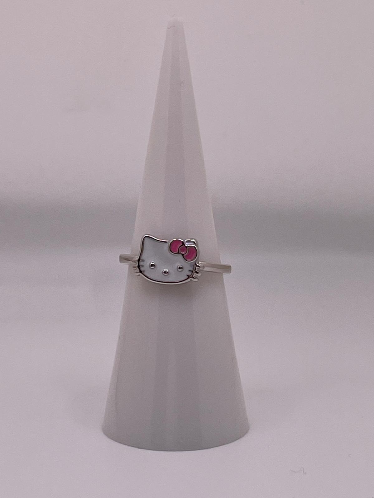 925 Sterling Silver Hello Kitty Ring