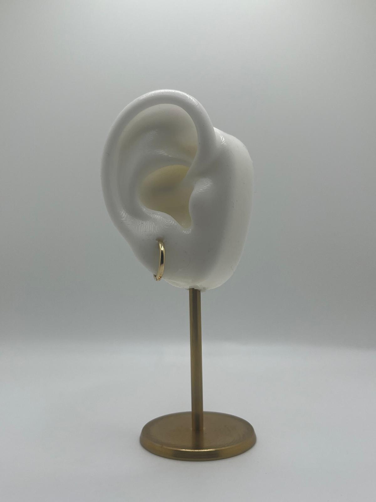 14K Gold Classic Huggies