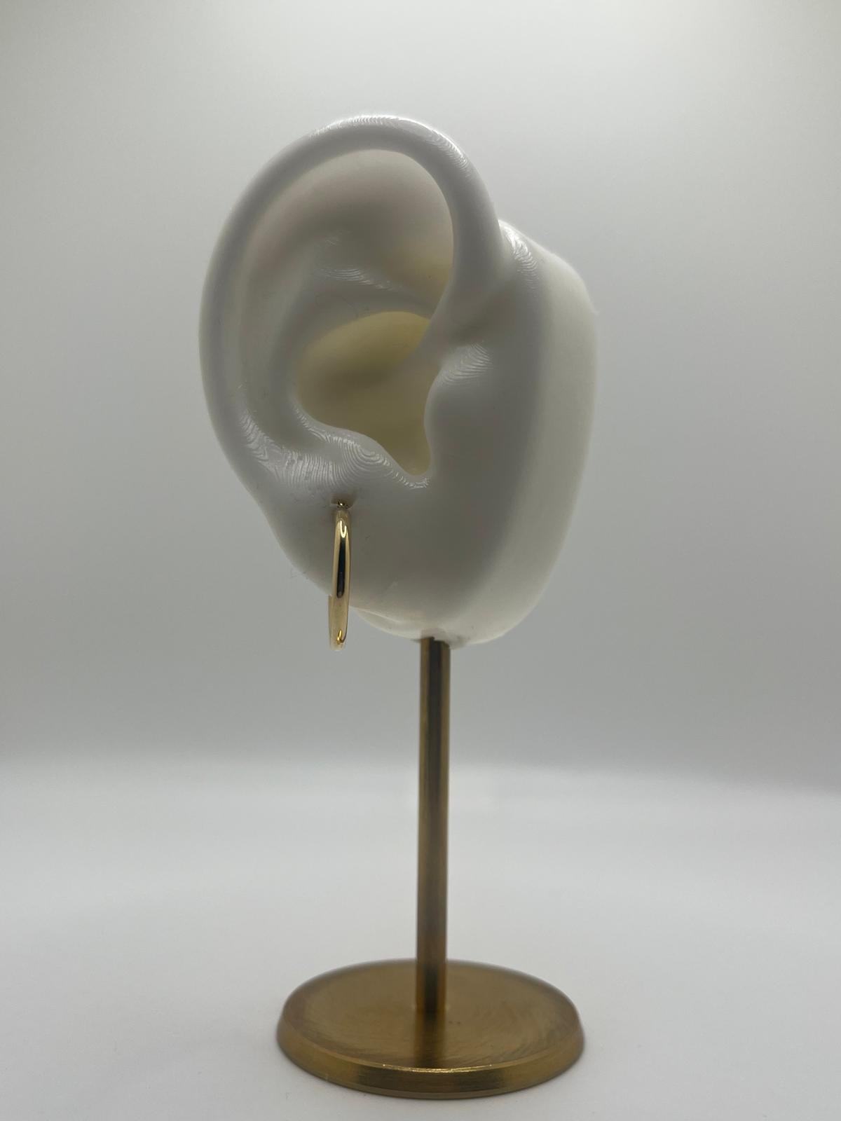 14K Gold Classic Huggies