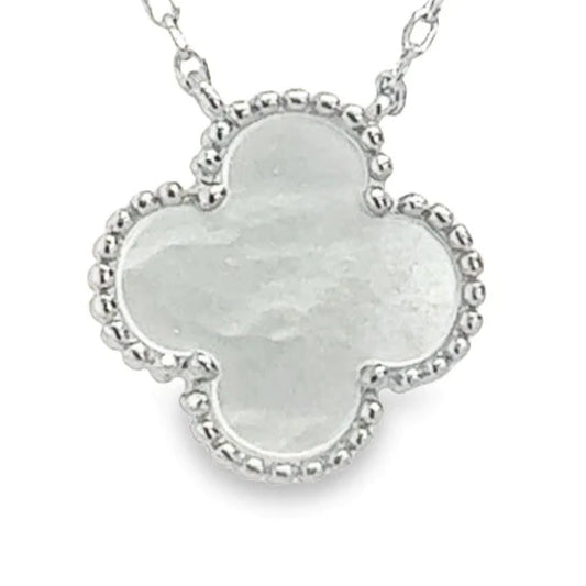 White Clover Necklace - 925 Silver