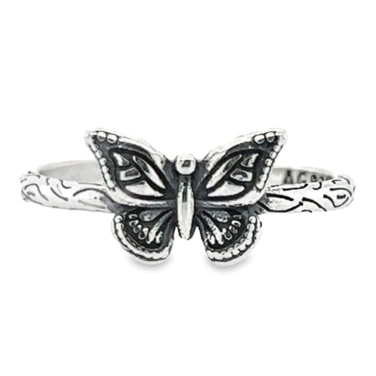 Kids Butterfly Ring - 925 Silver