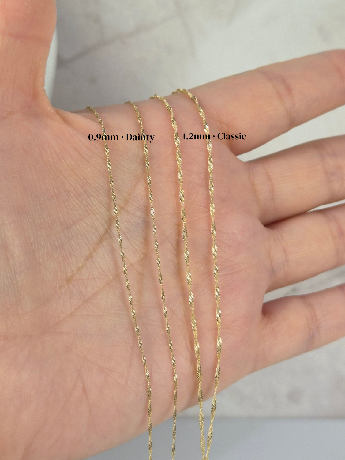 Conjunto Singapur de Oro de 14K con Inicial Tallada con Diamantes