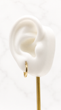 14K Gold Classic Baby Hoops (037)