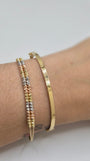 14K Gold Thin Love Bangle