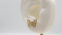 14K Yellow Gold Butterfly Stud Earrings