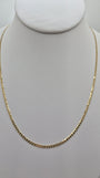 14k solid gold cuban chain 2.7mm