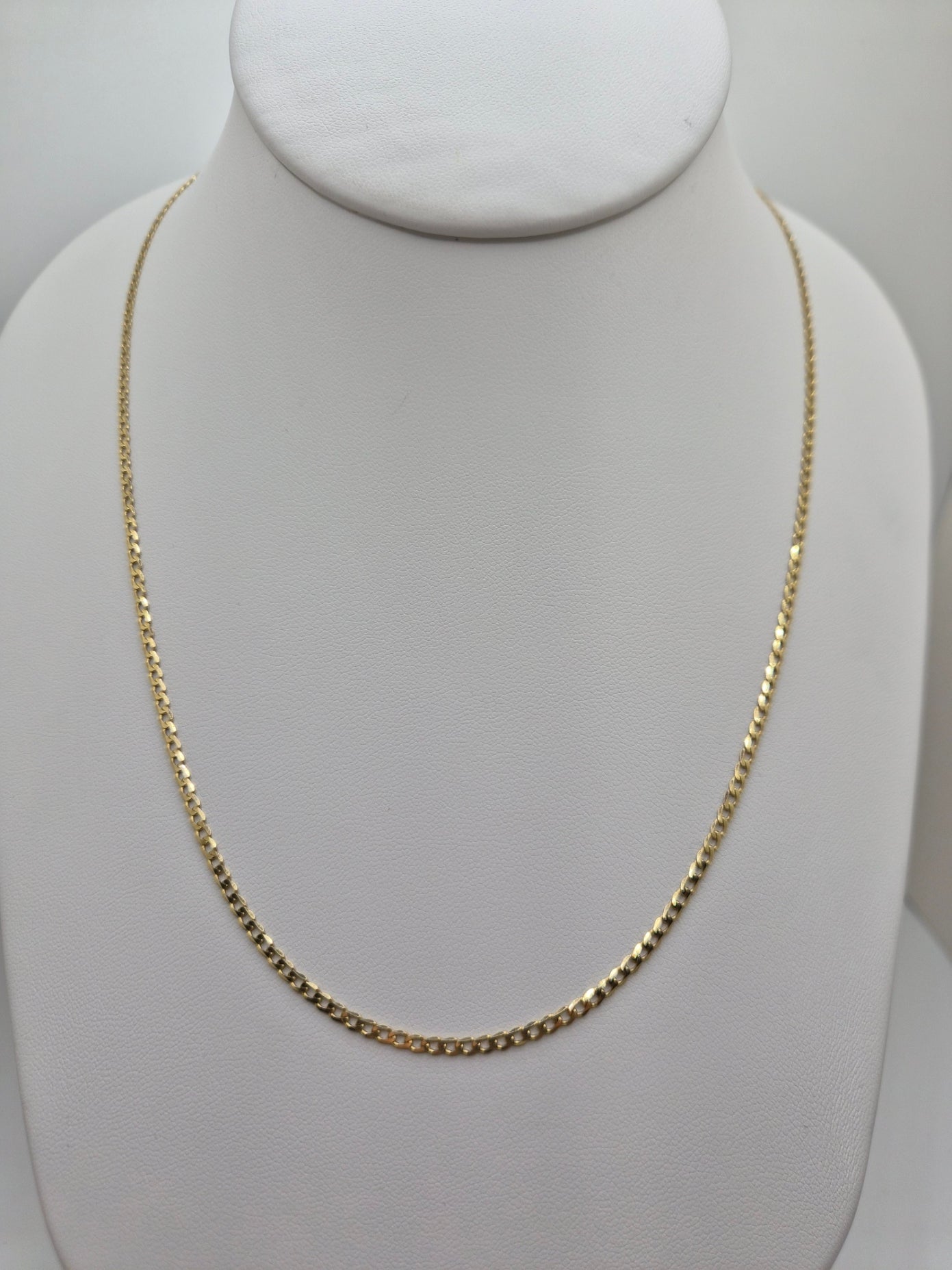 14k solid gold cuban chain 2.7mm