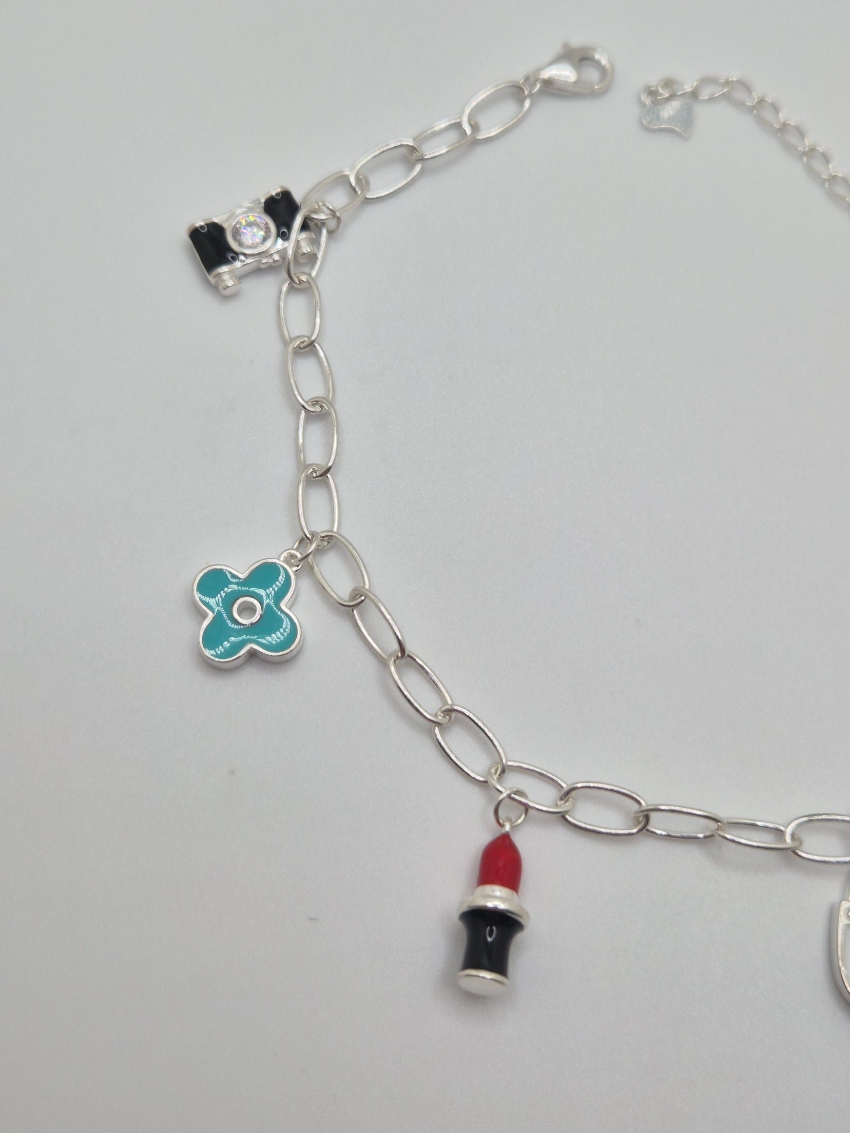 Charm Bracelet - 925 Sterling Silver