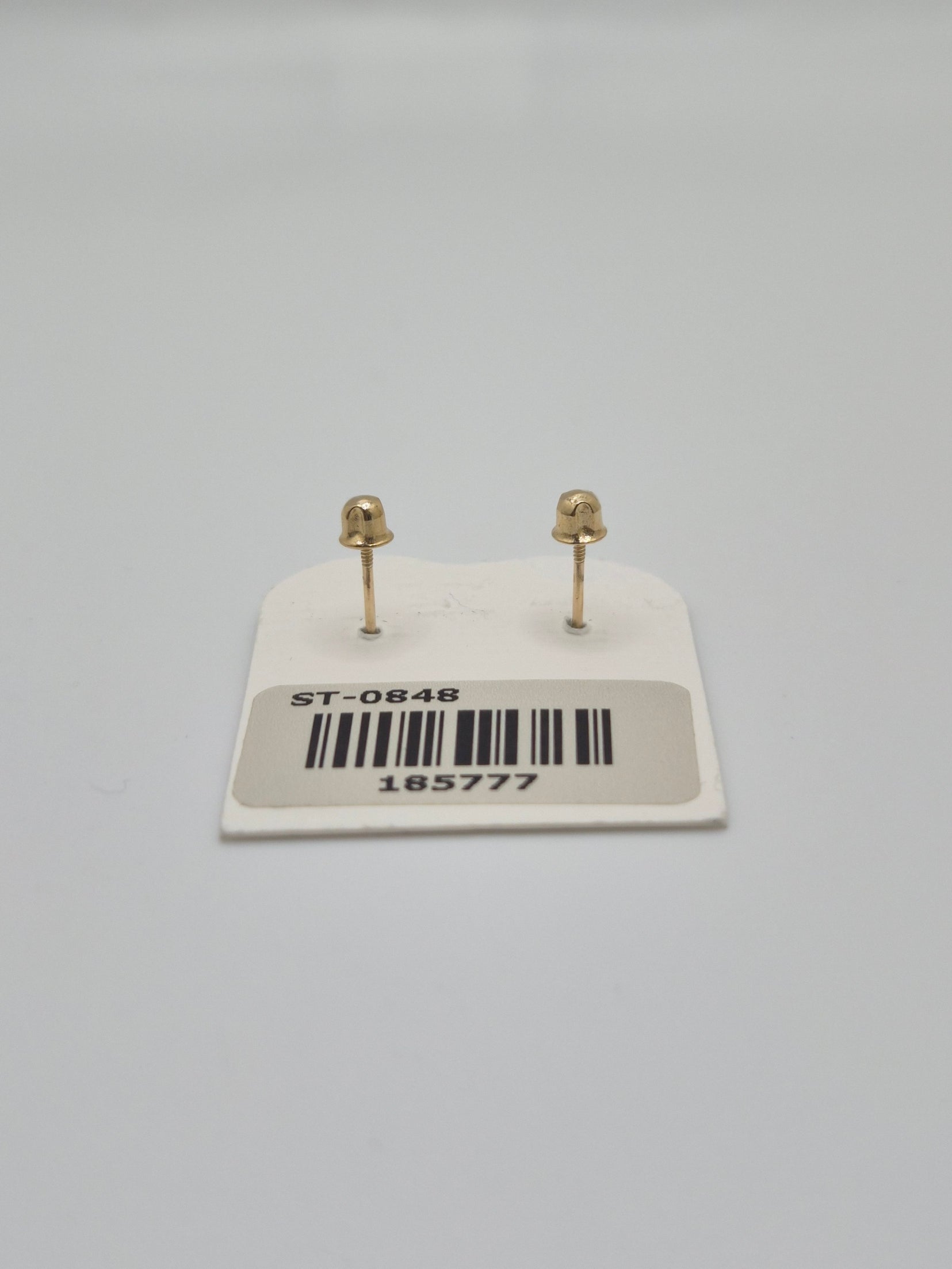 14K Gold Dainty Cross Earrings (0848)