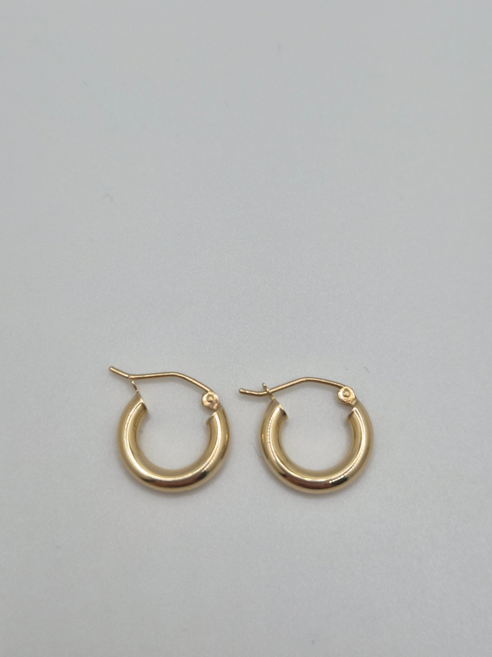 14K Gold Mini Everyday Goldies Hoop Earrings (039)