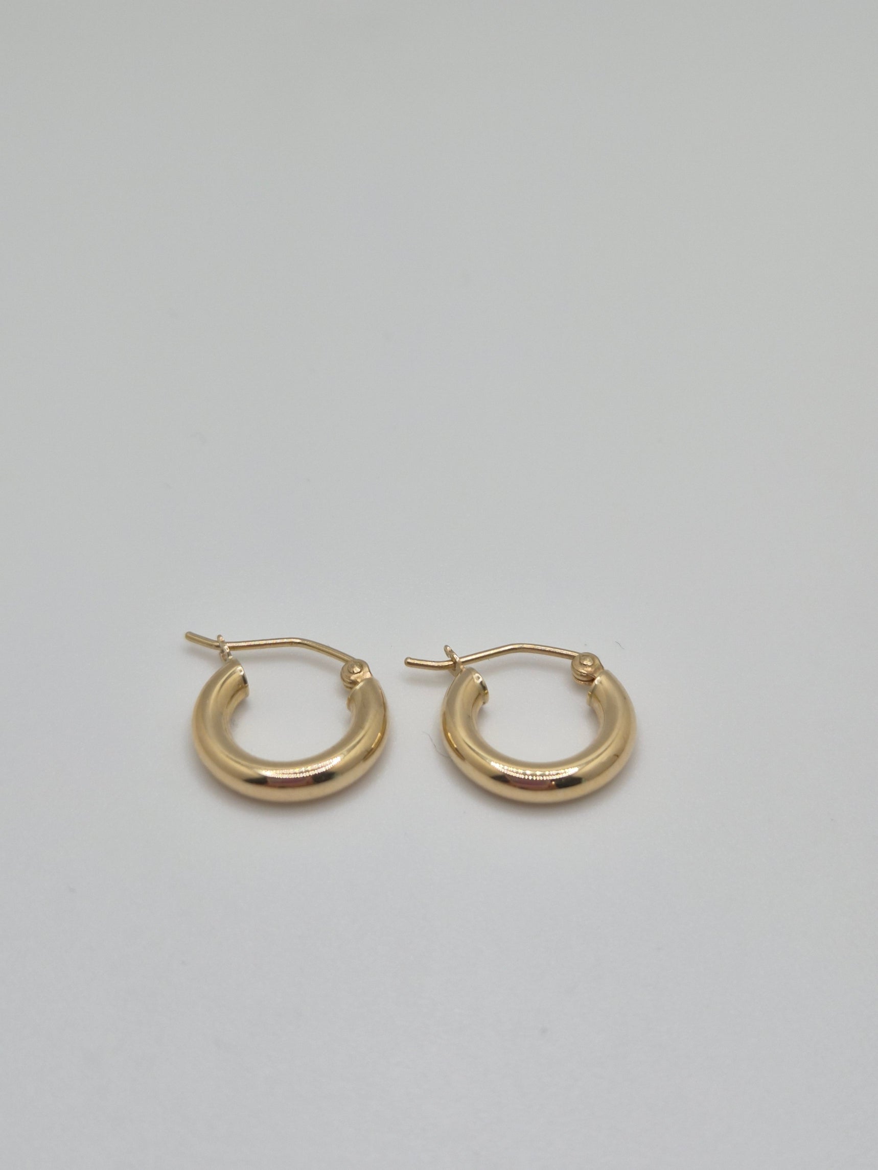 14K Gold Mini Everyday Goldies Hoop Earrings (039)