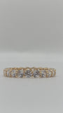 14K Gold CZ Eternity Band (804)