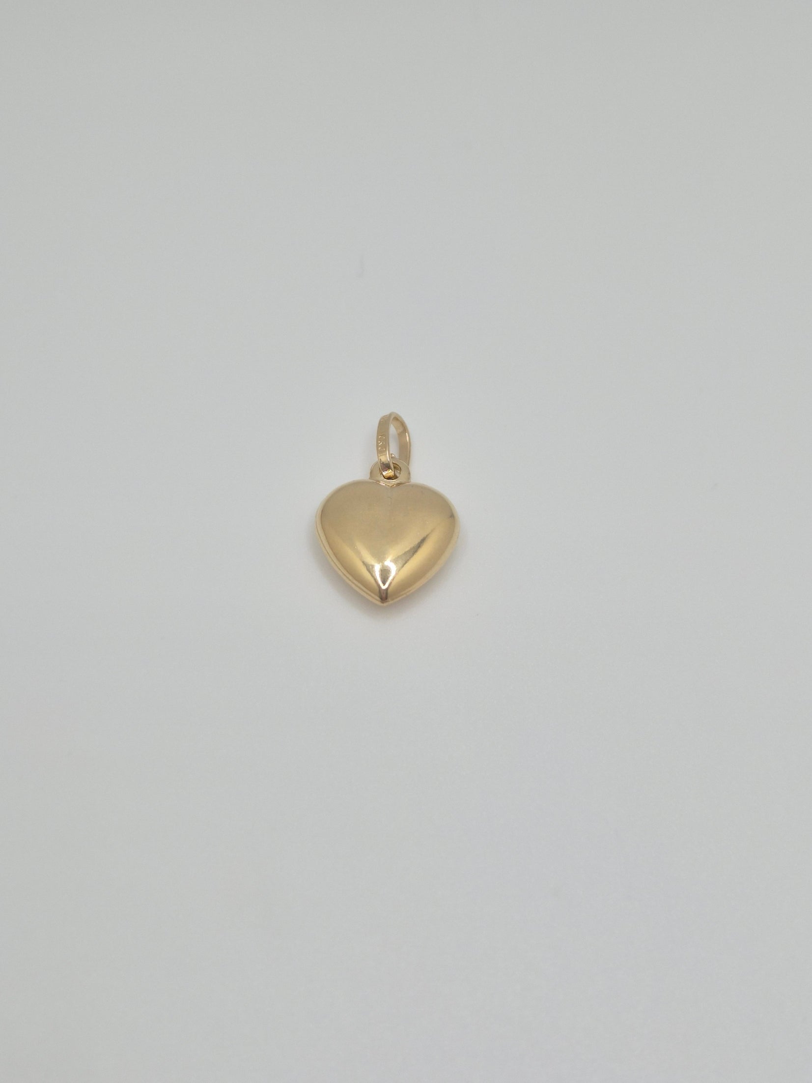14k 3d heart pendant (0446)