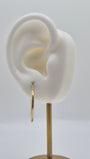 Luna Polished Hoops (25mm) 14K Gold