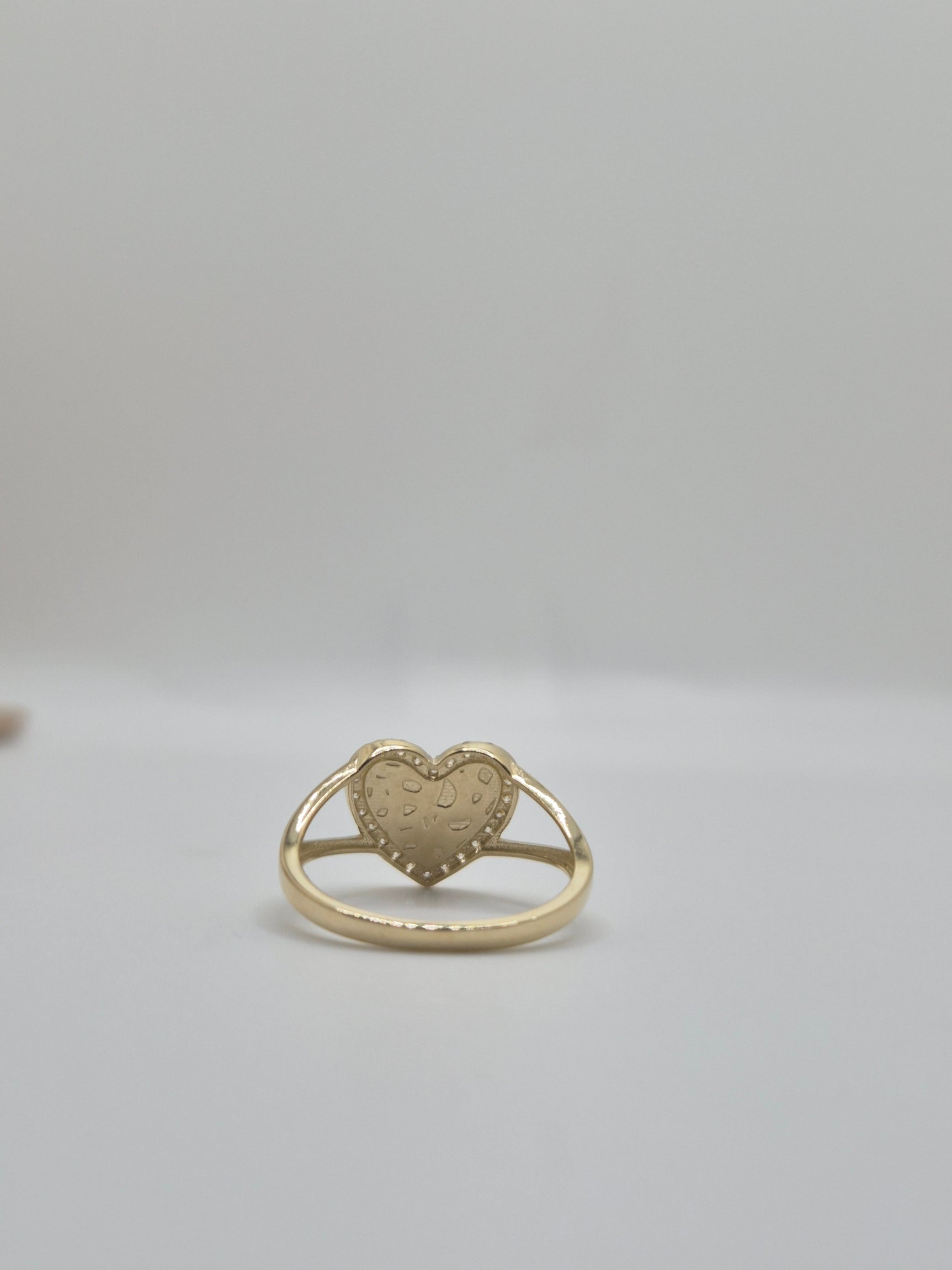 Nugget Heart Glow Ring – 10K