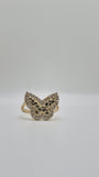 Nugget Butterfly Glow Ring – 10K