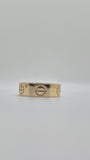 14K Gold Love Ring Band