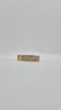 14K Gold CZ Love Band Ring