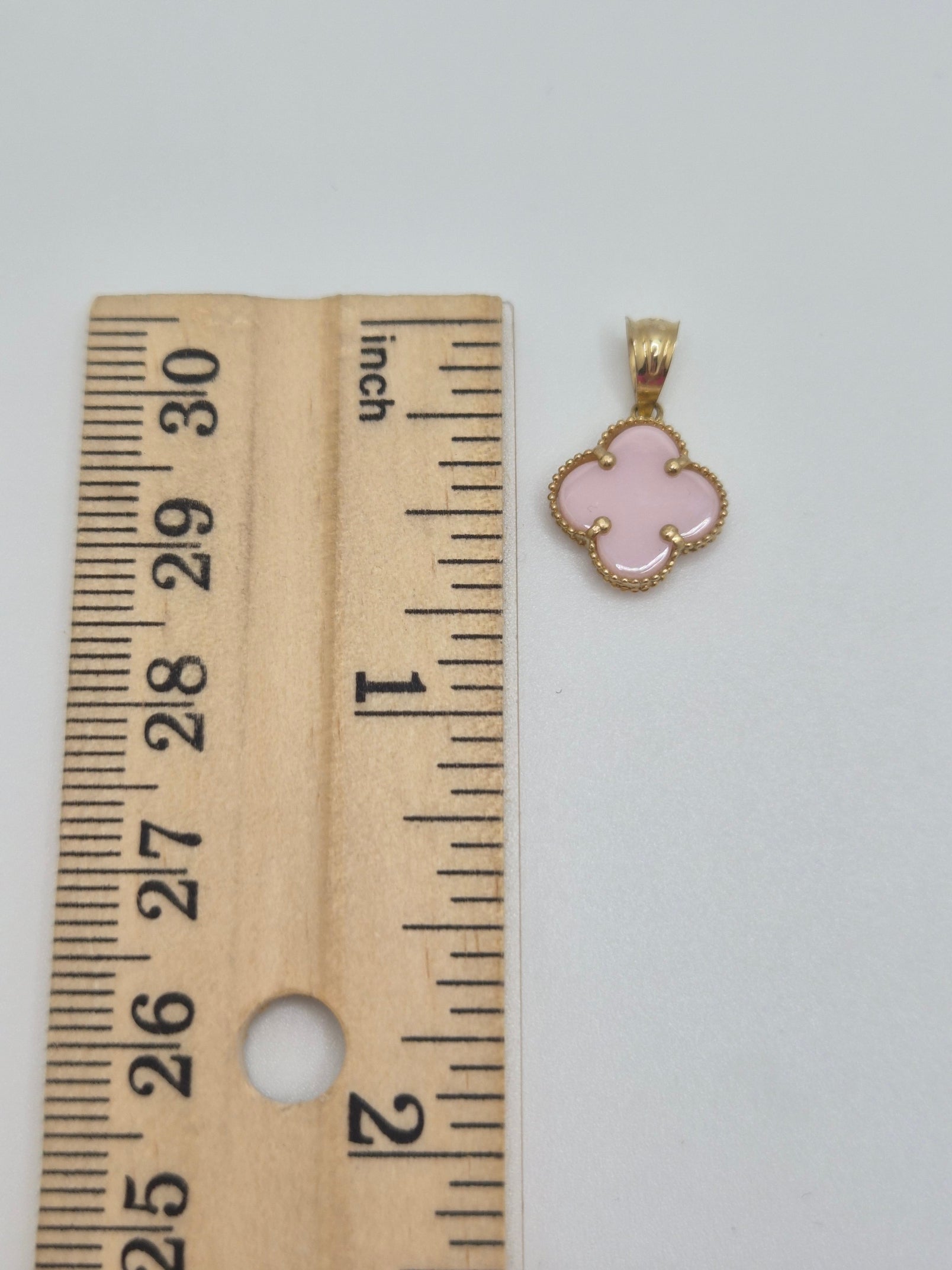 Clover Pendant (Black, Gold, Pink, Red, Blue, Green & White) 14K Gold