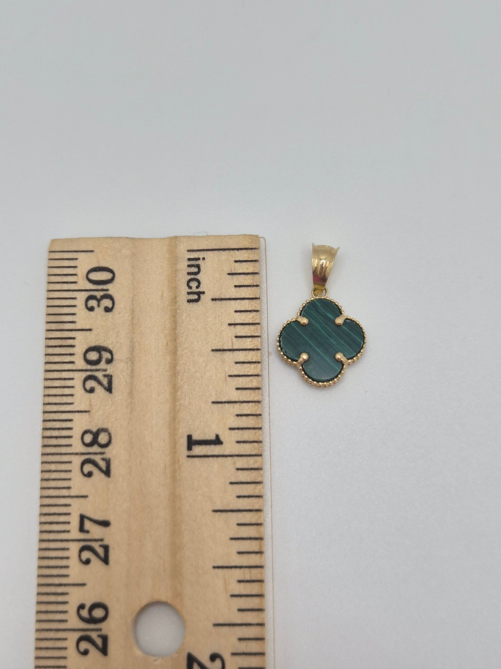 Clover Pendant (Black, Gold, Pink, Red, Blue, Green & White) 14K Gold