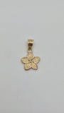 Petite Plumeria Glow Pendant 14K Gold