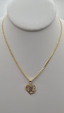 14K Gold Corazon Inicial Bloom Set