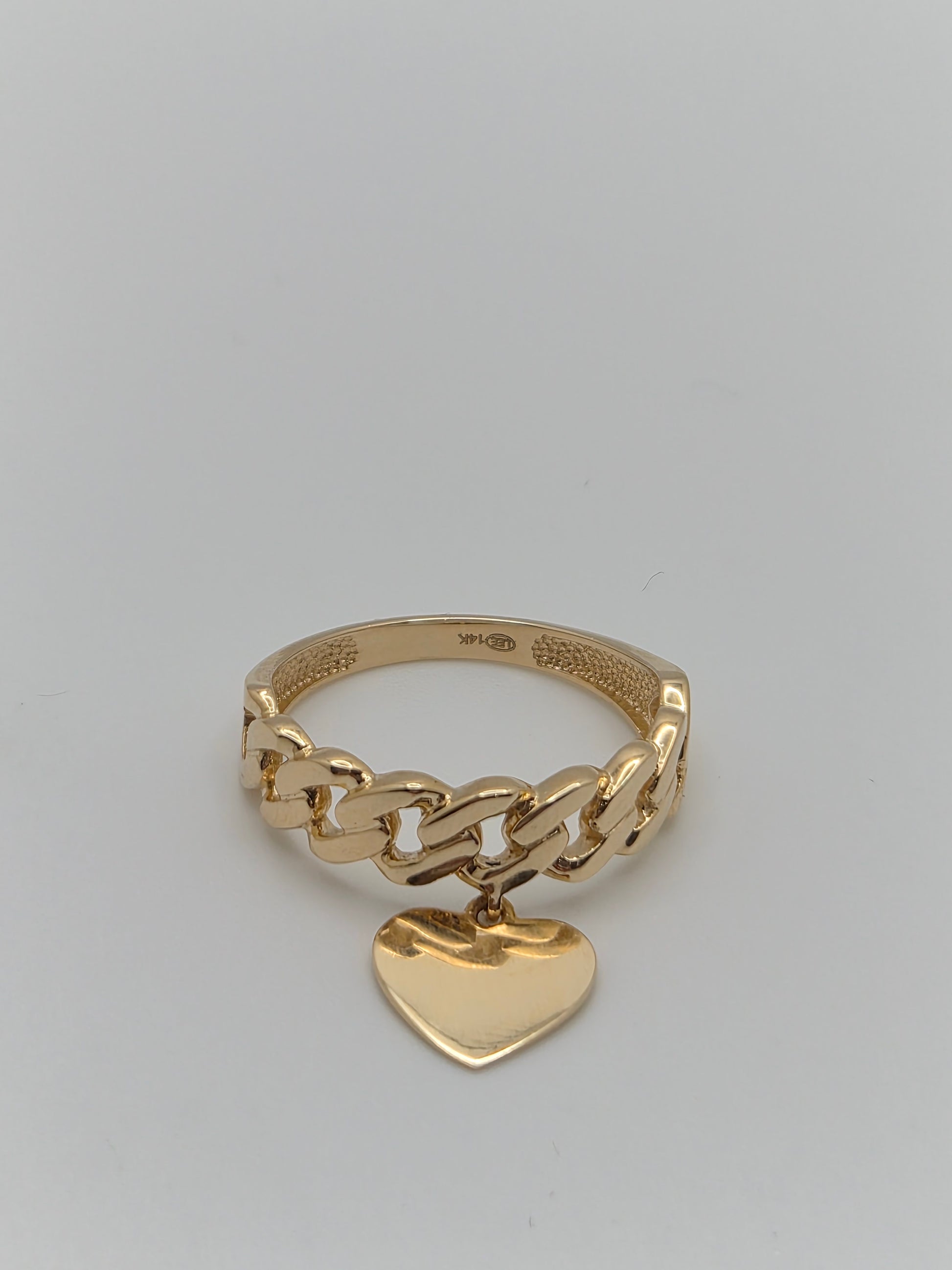 Anillo Mini Amor Chain de Oro de 14 K (809)