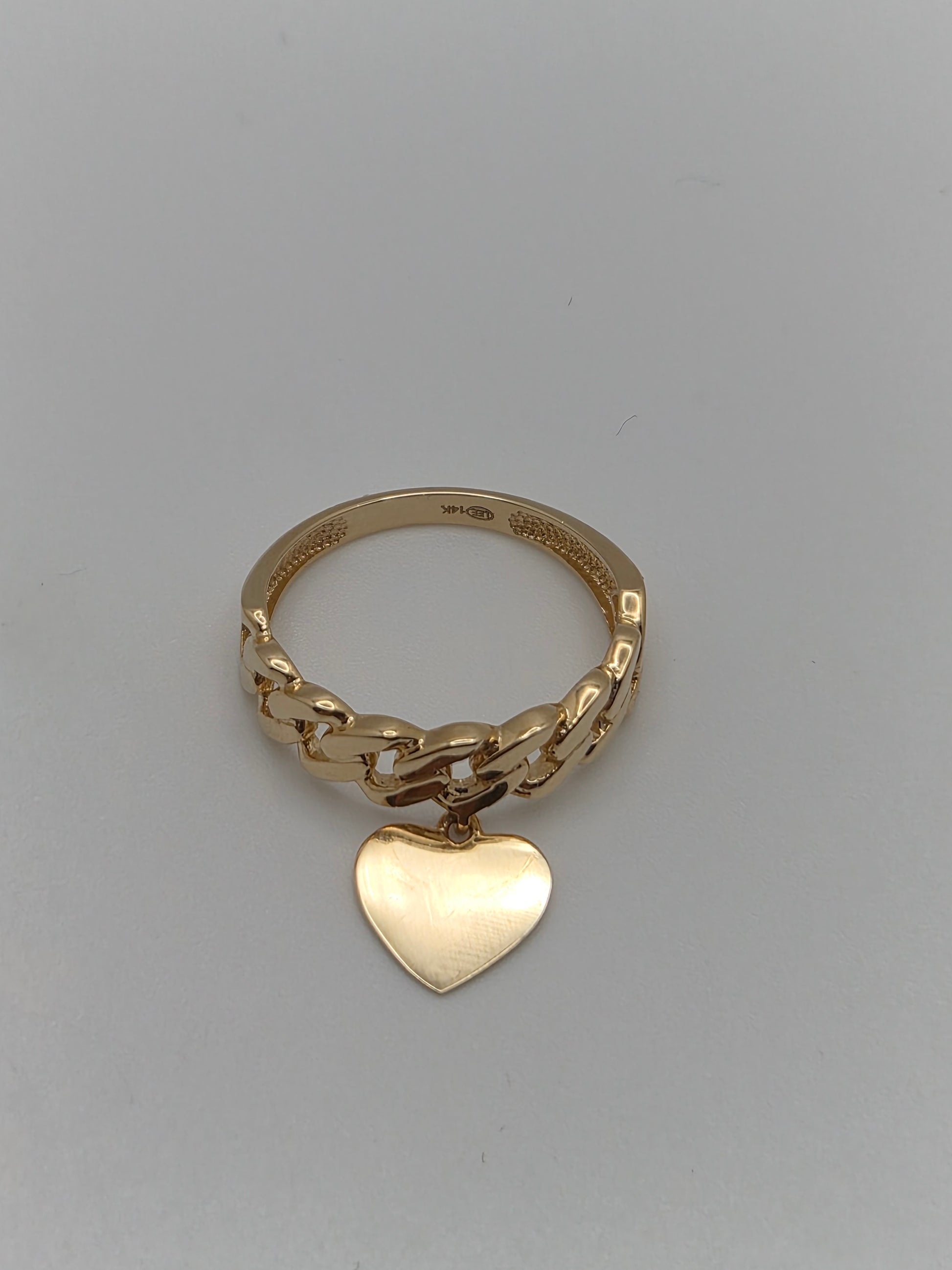 Anillo Mini Amor Chain de Oro de 14 K (809)