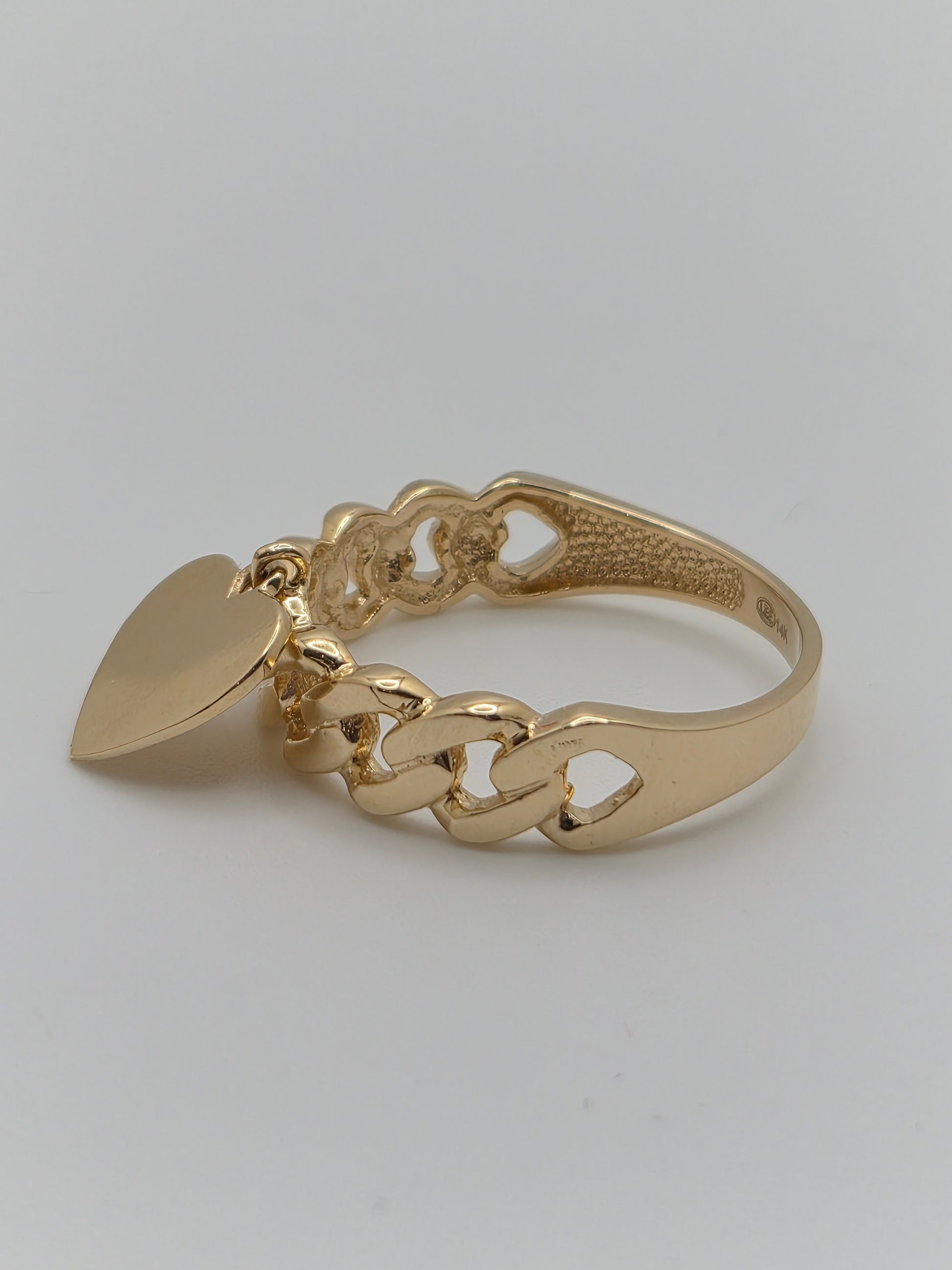 Anillo Mini Amor Chain de Oro de 14 K (809)
