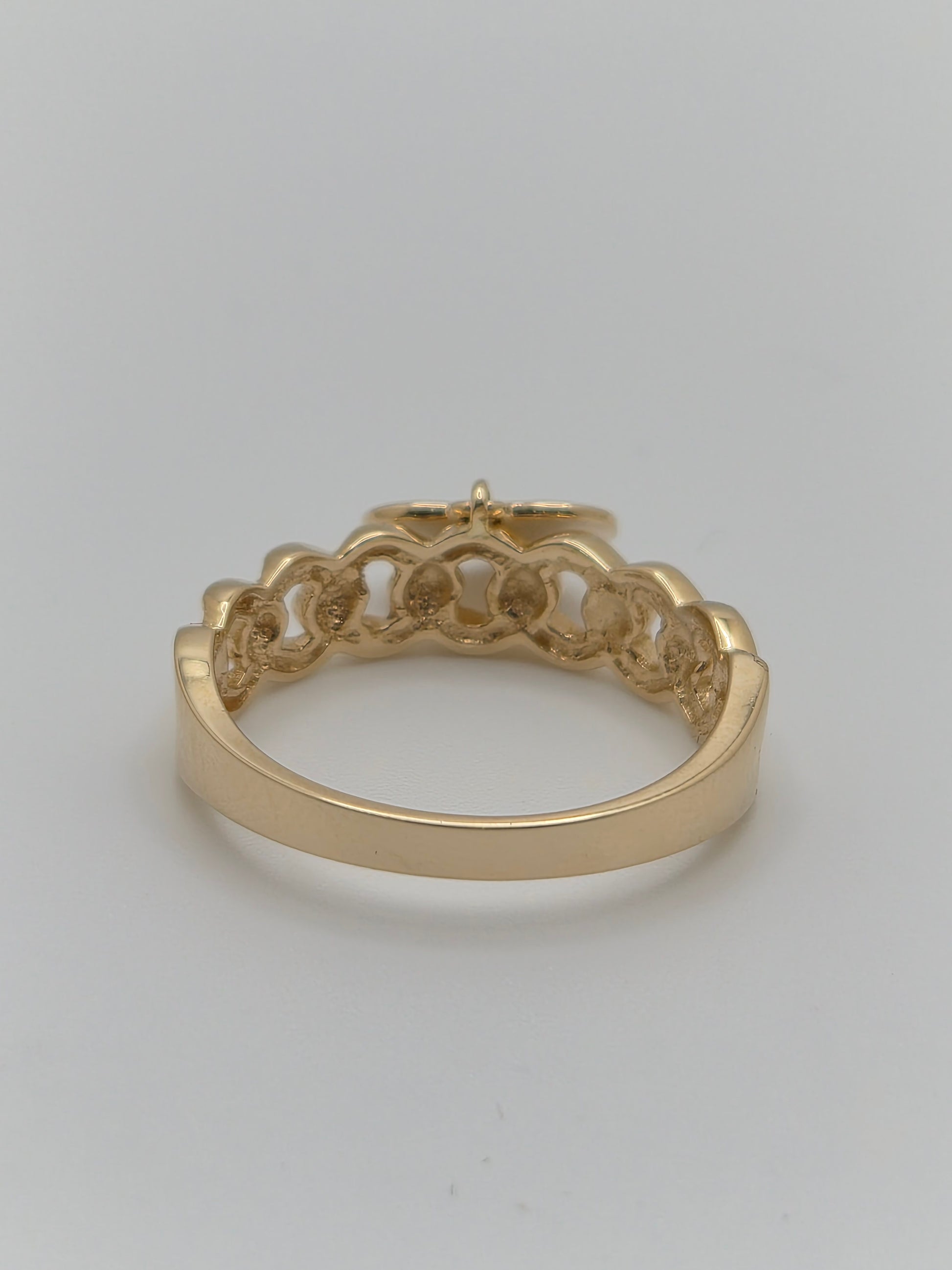 Anillo Mini Amor Chain de Oro de 14 K (809)