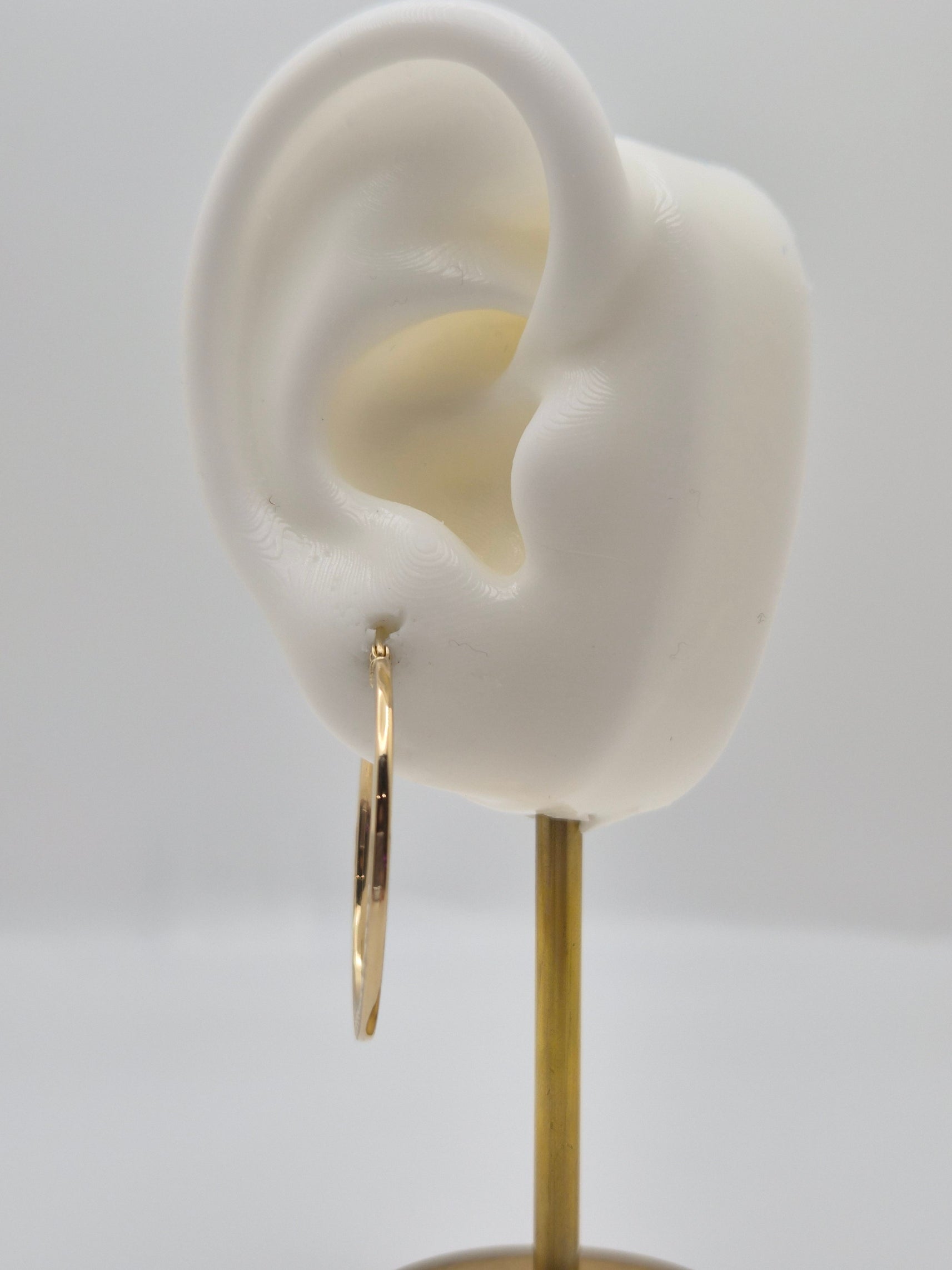 Aros de ensueño de laurel dorado (30 mm)