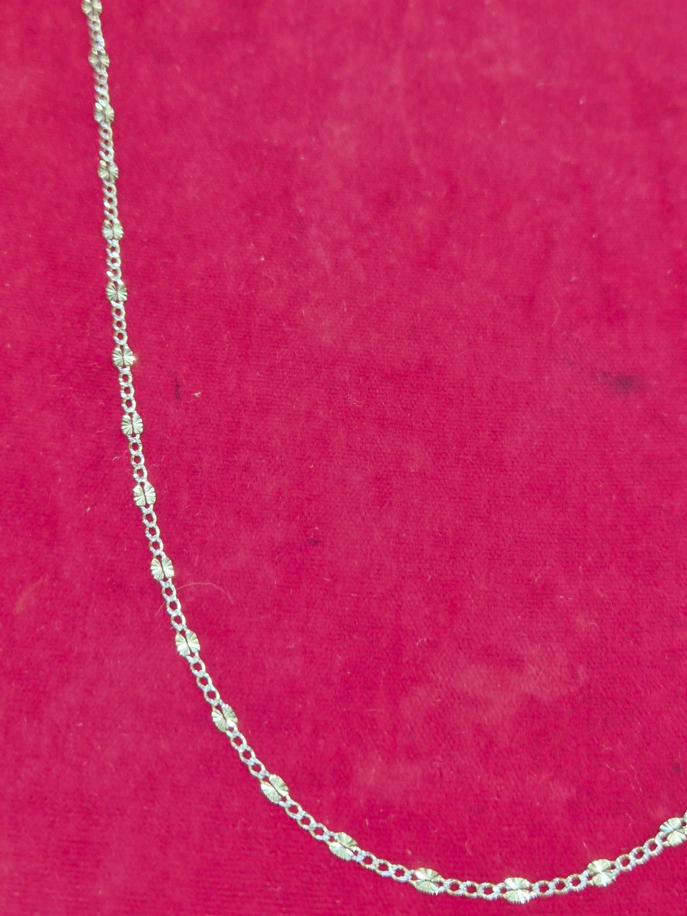 14K Two-Tone Diamond-Cut Figaro Chain