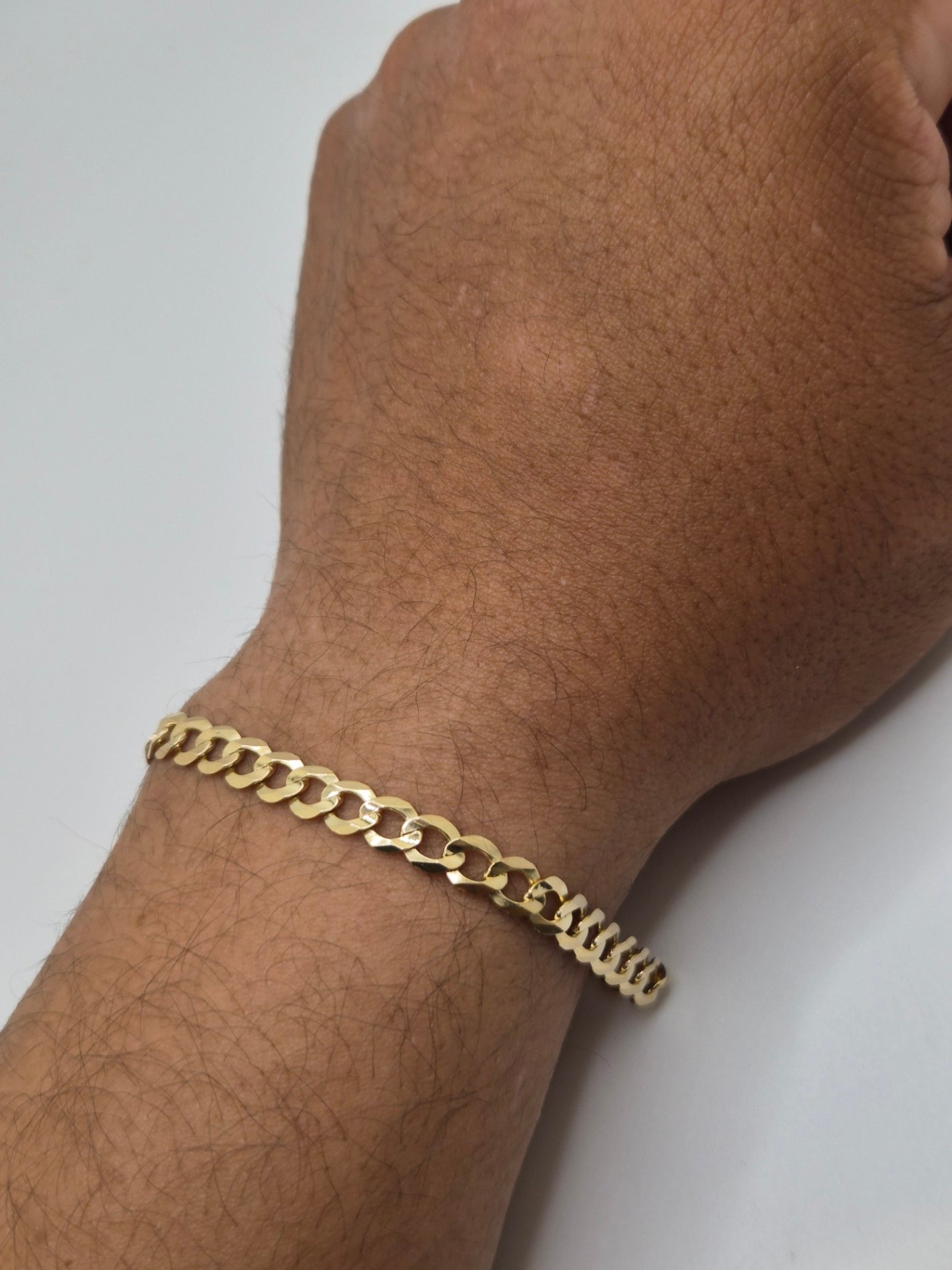 14K Gold Classic Cuban Bracelet – 5.7mm