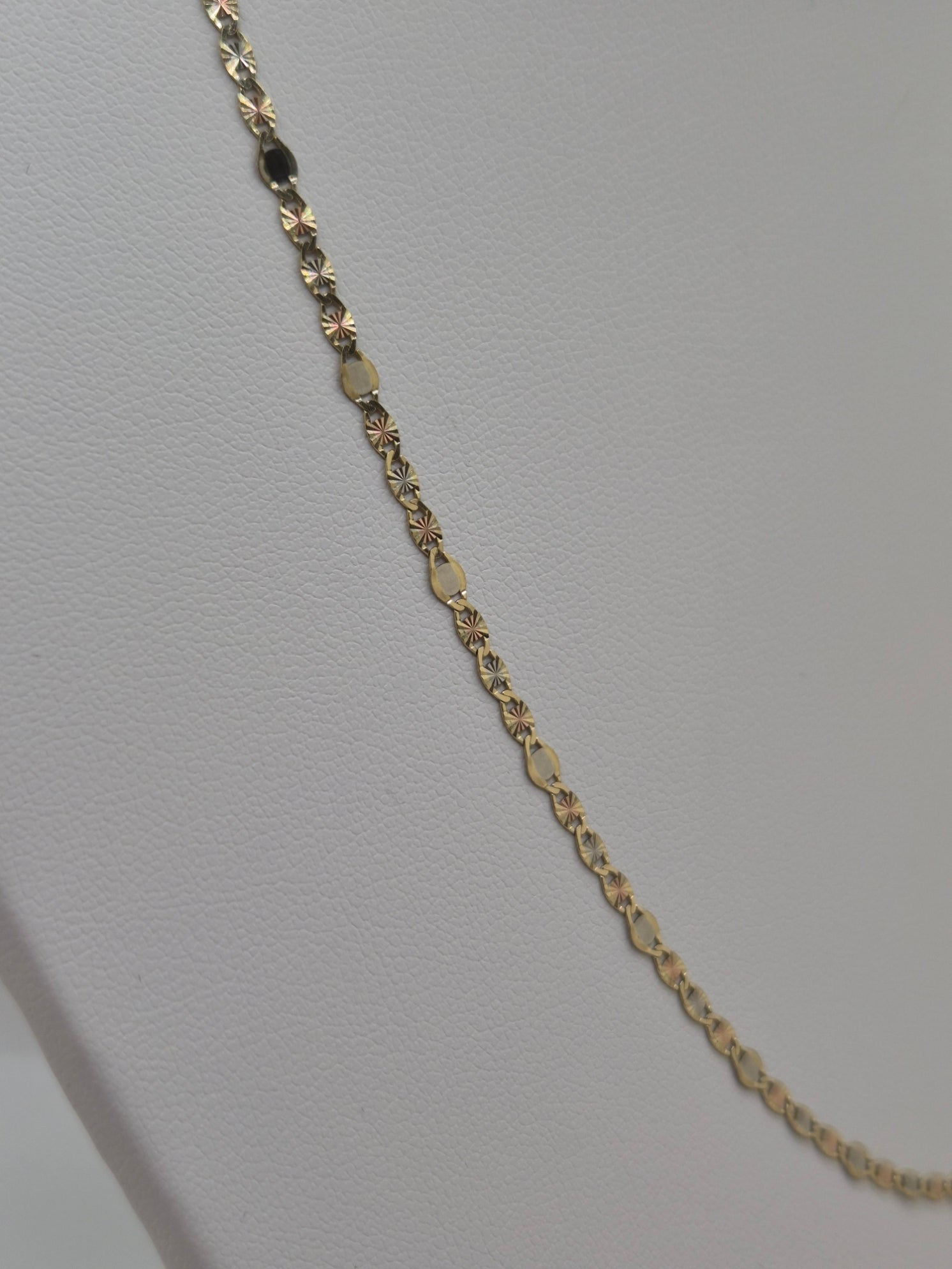 14K Tri-Color Espejito Valentino Chain