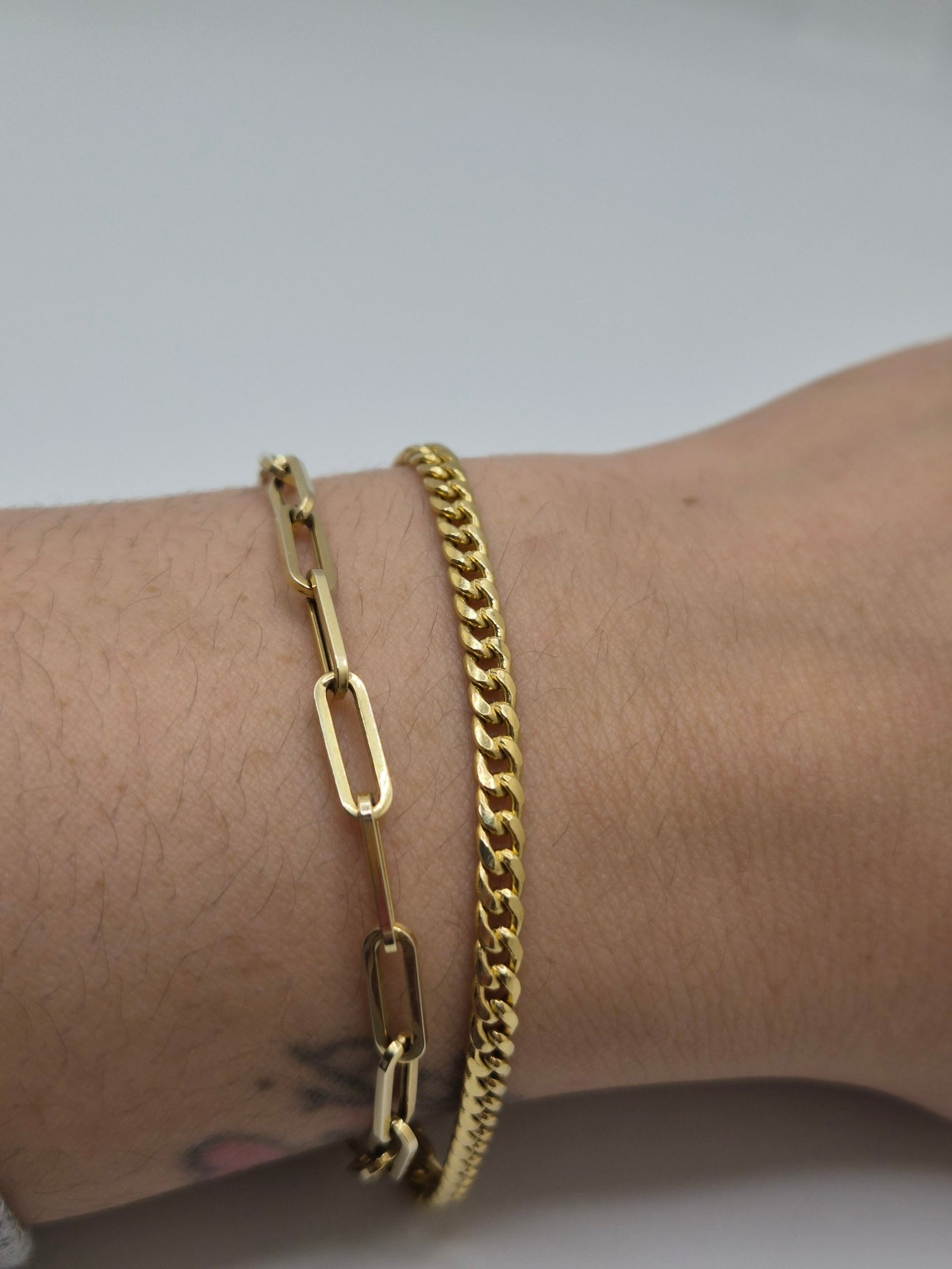 14K Gold 3.7mm Hollow Miami Cuban Bracelet – 7.5"