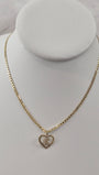 14K Gold Initial Chain Set