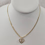14K Gold Initial Chain Set